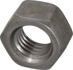 Value Collection - 3/4-10 UN Steel Right Hand Hex Nut - 1-1/8" Across Flats, 41/64" High, Uncoated - Eagle Tool & Supply