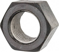 Value Collection - 2-1/4 - 4-1/2 UNC Steel Right Hand Hex Nut - 3-3/8" Across Flats, 1-55/64" High, Uncoated - Eagle Tool & Supply