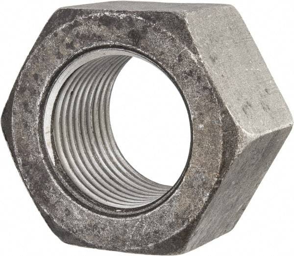 Value Collection - 3-4 UNC Steel Right Hand Hex Nut - 4-1/2" Across Flats, 2-37/64" High, Uncoated - Eagle Tool & Supply