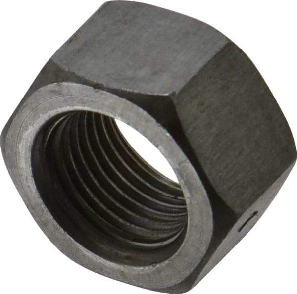 Value Collection - 5/8-18 UN Steel Right Hand Hex Nut - 15/16" Across Flats, 35/64" High, Uncoated - Eagle Tool & Supply