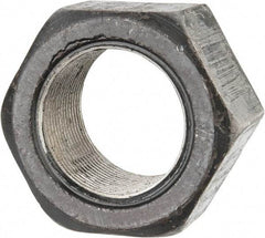 Value Collection - 1-5/8 - 12 UN Steel Right Hand Hex Nut - 2-7/16" Across Flats, 1-25/64" High, Uncoated - Eagle Tool & Supply