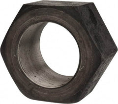 Value Collection - 3-12 UN Steel Right Hand Hex Nut - 4-1/2" Across Flats, 2-37/64" High, Uncoated - Eagle Tool & Supply