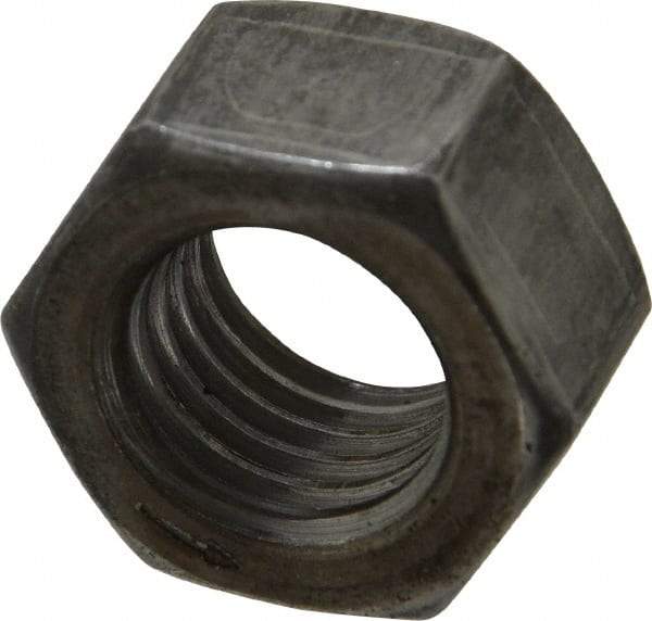 Value Collection - 3/4-10 UNC Steel Left Hand Hex Nut - 1-1/8" Across Flats, 41/64" High, Uncoated - Eagle Tool & Supply