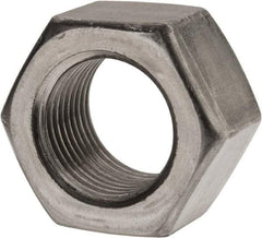 Value Collection - 3/4-16 UNF Steel Left Hand Hex Nut - 1-1/8" Across Flats, 41/64" High, Uncoated - Eagle Tool & Supply