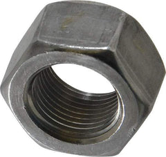 Value Collection - 7/8-14 UNF Steel Left Hand Hex Nut - 1-5/16" Across Flats, 3/4" High, Uncoated - Eagle Tool & Supply