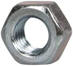 Value Collection - M8x1.25 Metric Coarse Steel Right Hand Hex Nut - 13mm Across Flats, 6.5mm High, Zinc-Plated Finish - Eagle Tool & Supply