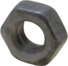 Value Collection - M4x0.70 Steel Right Hand Hex Nut - 7mm Across Flats, 3.2mm High, Uncoated - Eagle Tool & Supply