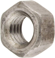 Value Collection - M5x0.80 Steel Right Hand Hex Nut - 8mm Across Flats, 4mm High, Uncoated - Eagle Tool & Supply