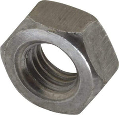 Value Collection - M10x1.50 Steel Right Hand Hex Nut - 17mm Across Flats, 8mm High, Uncoated - Eagle Tool & Supply