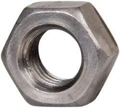 Value Collection - M12x1.75 Steel Right Hand Hex Nut - 19mm Across Flats, 10mm High, Uncoated - Eagle Tool & Supply