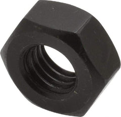 Value Collection - M10x1.50 Steel Right Hand Hex Nut - 17mm Across Flats, 8mm High, Uncoated - Eagle Tool & Supply