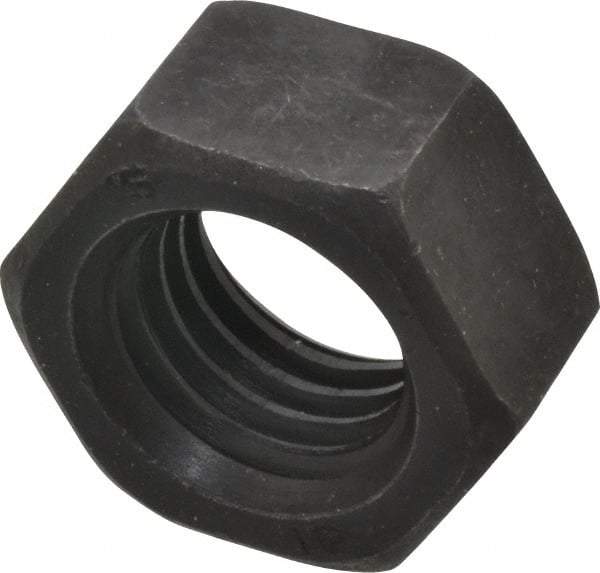 Value Collection - M18x2.50 Steel Right Hand Hex Nut - 27mm Across Flats, 15mm High, Uncoated - Eagle Tool & Supply