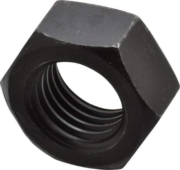 Value Collection - M24x3.00 Steel Right Hand Hex Nut - 36mm Across Flats, 19mm High, Uncoated - Eagle Tool & Supply