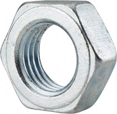 Value Collection - 1-1/4 - 7 UN Steel Right Hand Hex Jam Nut - 1-7/8" Across Flats, 23/32" High, Uncoated - Eagle Tool & Supply