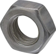 Value Collection - 1/2-13 UNC Steel Right Hand Hex Jam Nut - 3/4" Across Flats, 5/16" High, Uncoated - Eagle Tool & Supply