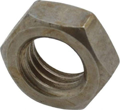 Value Collection - 5/8-11 UNC Steel Right Hand Hex Jam Nut - 5/16" Across Flats, 3/8" High, Uncoated - Eagle Tool & Supply