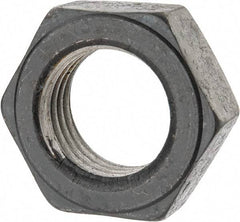 Value Collection - 2 - 4-1/2 UNC Steel Right Hand Hex Jam Nut - 3" Across Flats, 1-3/32" High, Uncoated - Eagle Tool & Supply