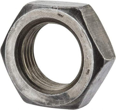 Value Collection - 7/8-14 UN Steel Right Hand Hex Jam Nut - 1-5/16" Across Flats, 31/64" High, Uncoated - Eagle Tool & Supply