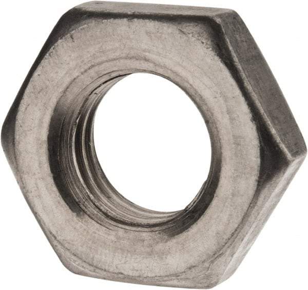 Value Collection - 3/4-10 UNC Steel Right Hand Heavy Hex Jam Nut - 1-1/4" Across Flats, 27/64" High, Uncoated, 2B Class of Fit - Eagle Tool & Supply