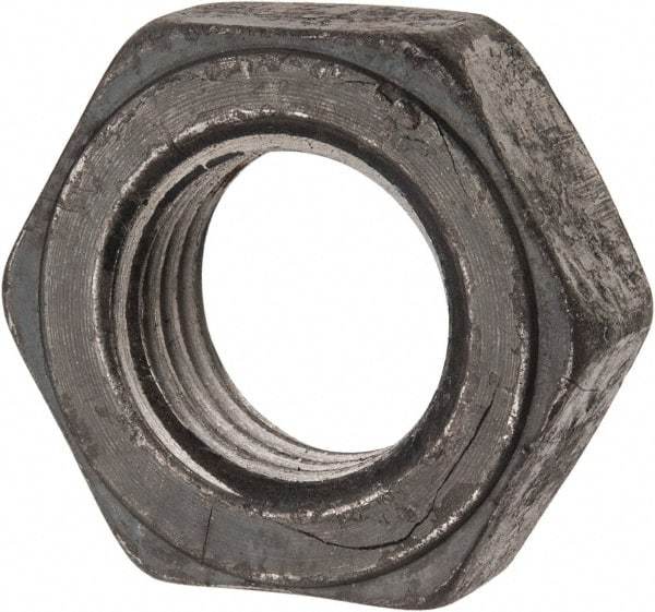 Value Collection - 1-1/4 - 7 UNC Steel Right Hand Heavy Hex Jam Nut - 2" Across Flats, 23/32" High, Uncoated, 2B Class of Fit - Eagle Tool & Supply