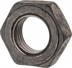 Value Collection - 1-1/4 - 7 UNC Steel Right Hand Heavy Hex Jam Nut - 2" Across Flats, 23/32" High, Uncoated, 2B Class of Fit - Eagle Tool & Supply