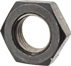 Value Collection - 1-1/2 - 6 UNC Steel Right Hand Heavy Hex Jam Nut - 2-3/8" Across Flats, 27/32" High, Uncoated, 2B Class of Fit - Eagle Tool & Supply