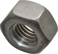 Value Collection - 1/2-13 UNC Steel Right Hand Heavy Hex Nut - 7/8" Across Flats, 31/64" High, Uncoated, 2B Class of Fit - Eagle Tool & Supply