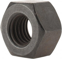 Value Collection - 5/8-11 UNC Steel Right Hand Heavy Hex Nut - 1-1/16" Across Flats, 39/64" High, Uncoated, 2B Class of Fit - Eagle Tool & Supply