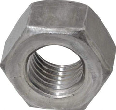 Value Collection - 3/4-10 UNC Steel Right Hand Heavy Hex Nut - 1-1/4" Across Flats, 47/64" High, Uncoated, 2B Class of Fit - Eagle Tool & Supply