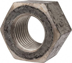 Value Collection - 2 - 4-1/2 UNC Steel Right Hand Heavy Hex Nut - 3-1/8" Across Flats, 1-31/32" High, Uncoated - Eagle Tool & Supply