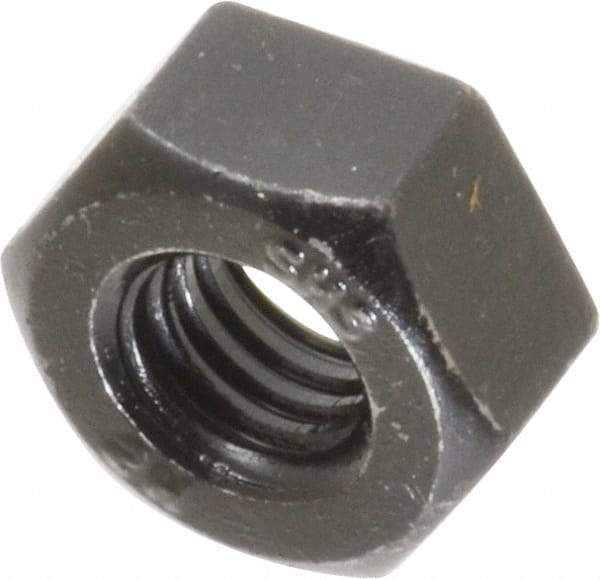 Value Collection - 3/8-16 UNC Steel Right Hand Heavy Hex Nut - 11/16" Across Flats, 23/64" High, Uncoated, 2B Class of Fit - Eagle Tool & Supply