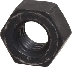 Value Collection - 1/2-13 UNC Steel Right Hand Heavy Hex Nut - 7/8" Across Flats, 31/64" High, Uncoated, 2B Class of Fit - Eagle Tool & Supply