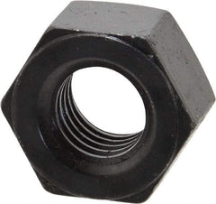 Value Collection - 5/8-11 UNC Steel Right Hand Heavy Hex Nut - 1-1/16" Across Flats, 39/64" High, Uncoated, 2B Class of Fit - Eagle Tool & Supply