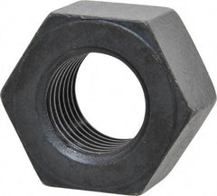 Value Collection - 1-1/4 - 7 UNC Steel Right Hand Heavy Hex Nut - 2" Across Flats, 1-7/32" High, Uncoated, 2B Class of Fit - Eagle Tool & Supply