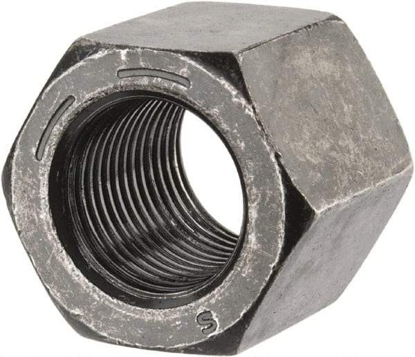 Value Collection - 5/8-18 UNF Steel Right Hand High Hex Nut - 15/16" Across Flats, 27/32" High, Uncoated - Eagle Tool & Supply