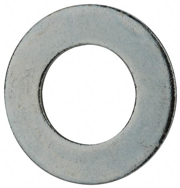 Value Collection - 1-3/8" Screw, Steel SAE Flat Washer - 1-7/16" ID x 2-3/4" OD, 5/32" Thick, Zinc-Plated Finish - Eagle Tool & Supply