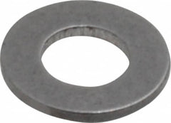 4″ Screw Standard Flat Washer: Steel, Uncoated 0.129″ ID, 0.373″ OD, 0.026″ Thick