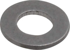 Value Collection - #5 Screw, Steel SAE Flat Washer - 9/64" ID x 9/32" OD, 1/32" Thick, Plain Finish - Eagle Tool & Supply