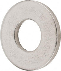 Value Collection - 1/4" Screw, Steel SAE Flat Washer - 9/32" ID x 5/8" OD, 1/16" Thick, Plain Finish - Eagle Tool & Supply