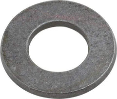 Value Collection - 1/2" Screw, Steel SAE Flat Washer - 17/32" ID x 1-1/16" OD, 3/32" Thick, Plain Finish - Eagle Tool & Supply