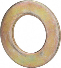 Value Collection - 1-3/4" Screw, Grade 8 Steel SAE Flat Washer - 1-7/8" ID x 3-3/8" OD, 5/32" Thick, Zinc Yellow Dichromate Finish - Eagle Tool & Supply