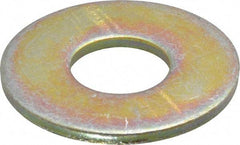 Value Collection - 7/8" Screw, Grade 8 Steel Extra Thick Flat Washer - Zinc Yellow Dichromate Finish - Eagle Tool & Supply