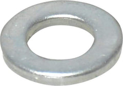 Value Collection - M7 Screw, Steel Standard Flat Washer - 7.4mm ID x 14mm OD, 1.6mm Thick, Zinc-Plated Finish - Eagle Tool & Supply