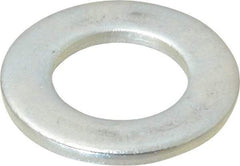 Value Collection - M18 Screw, Steel Standard Flat Washer - 19mm ID x 34mm OD, 3mm Thick, Zinc-Plated Finish - Eagle Tool & Supply