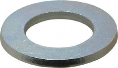 Value Collection - M24 Screw, Steel Standard Flat Washer - 25mm ID x 44mm OD, 4mm Thick, Zinc-Plated Finish - Eagle Tool & Supply