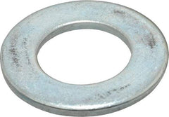 Value Collection - M30 Screw, Steel Standard Flat Washer - 31mm ID x 56mm OD, 4mm Thick, Zinc-Plated Finish - Eagle Tool & Supply