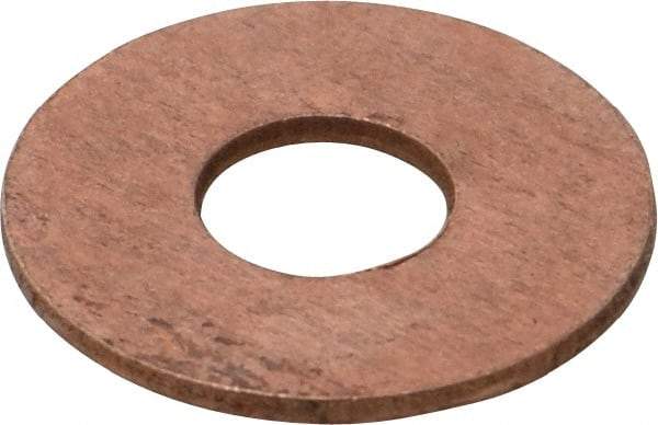 Value Collection - 1/4" Screw, Silicon Bronze Standard Flat Washer - 5/16" ID x 11/16" OD, 1-1/16" Thick - Eagle Tool & Supply
