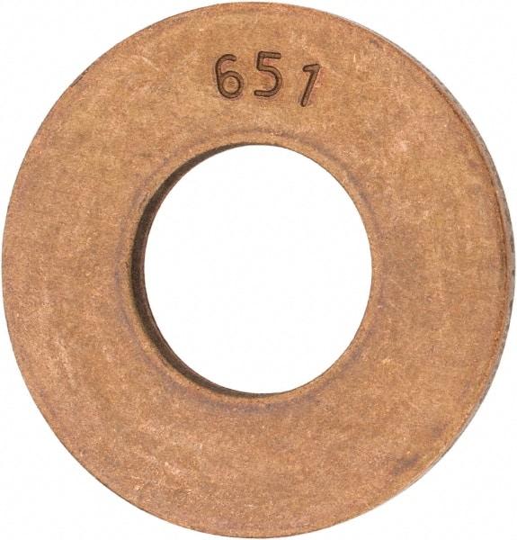 Value Collection - 5/8" Screw, Silicon Bronze Standard Flat Washer - 0.656" ID x 1-1/2" OD, 0.102" Thick - Eagle Tool & Supply