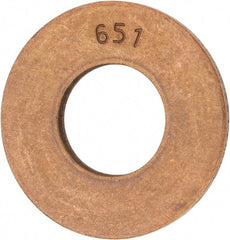 Value Collection - 5/8" Screw, Silicon Bronze Standard Flat Washer - 0.656" ID x 1-1/2" OD, 0.102" Thick - Eagle Tool & Supply