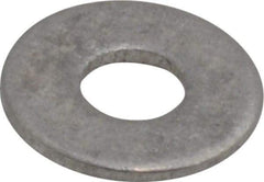 Value Collection - #6 Screw, Aluminum Standard Flat Washer - 0.147" ID x 3/8" OD, 0.032" Thick, Plain Finish - Eagle Tool & Supply